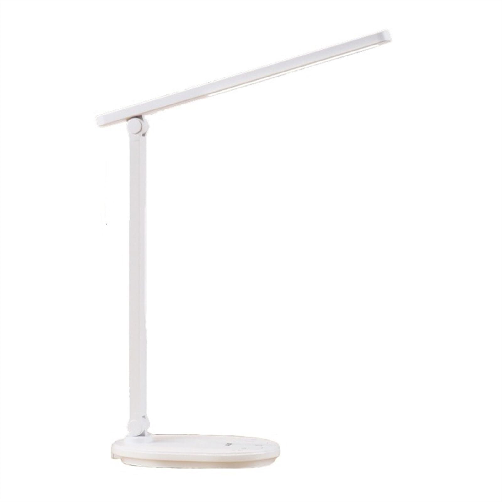 Lampa stołowa, lampa biurkowa LED z portem USB, ściemnialna, chroniąca oczy, lampka do czytania na biurku w domu i biurze, 9 poziomów jasności i 3 tryby oświetlenia