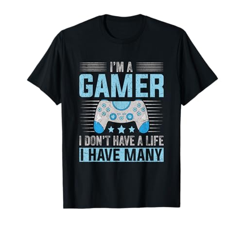 Camisa de jugador para jugadores niños hombres videojuegos juegos Camiseta