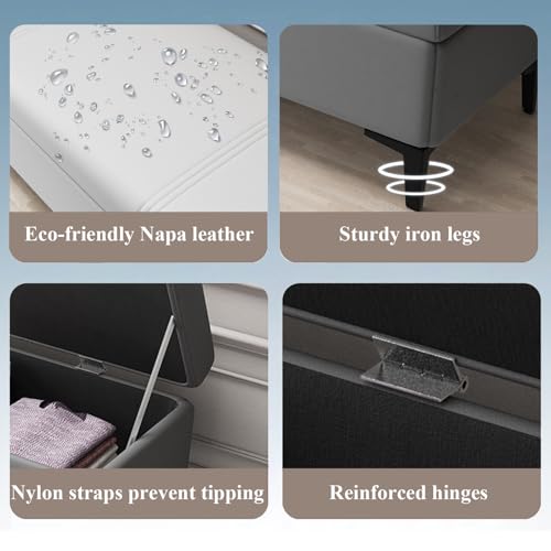 Banc extra long d'exception Slish Sto Solut capitonné - 5