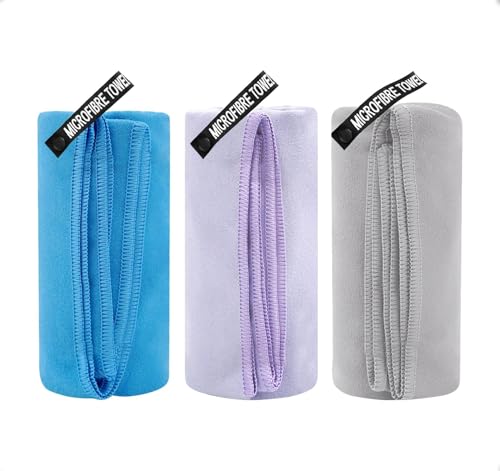 Wuwahlod Microfiber Quick-Dry Gym Towel – Ultra Absorbent, Odor-Free, Lightweight