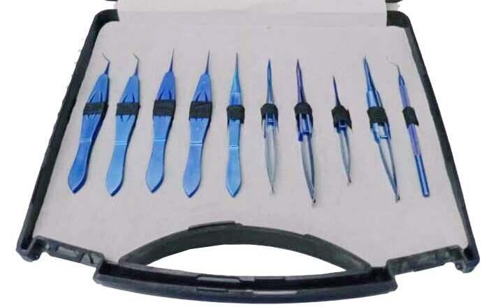 Ophthalmic Cataract/Phaco Surgery Set Titanium 18 Pcs