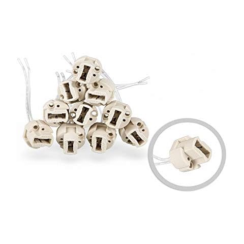 10 Pieces HAL-G9 - Halogen G9 VDE high-Voltage Ceramic 190-230V Cover