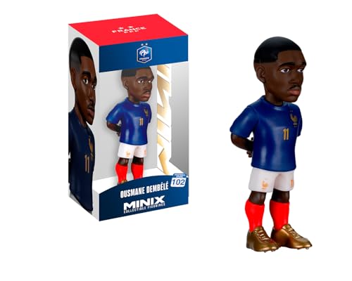 MINIX - Football Stars Mini Format - Coppa del Mondo - Francia - Dembélé - Personaggio da collezione 7 cm