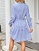 Theenkoln Womens Casual Midi Dress: Short Sleeve V-Neck Empire Waist Gingham Spring Fashion Trendy Trendy Tiered Formal Dresses Blue Medium