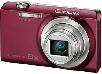 Amazon | CASIO デジタルカメラ EXILIM 1610万画素 8倍 レッド EX
