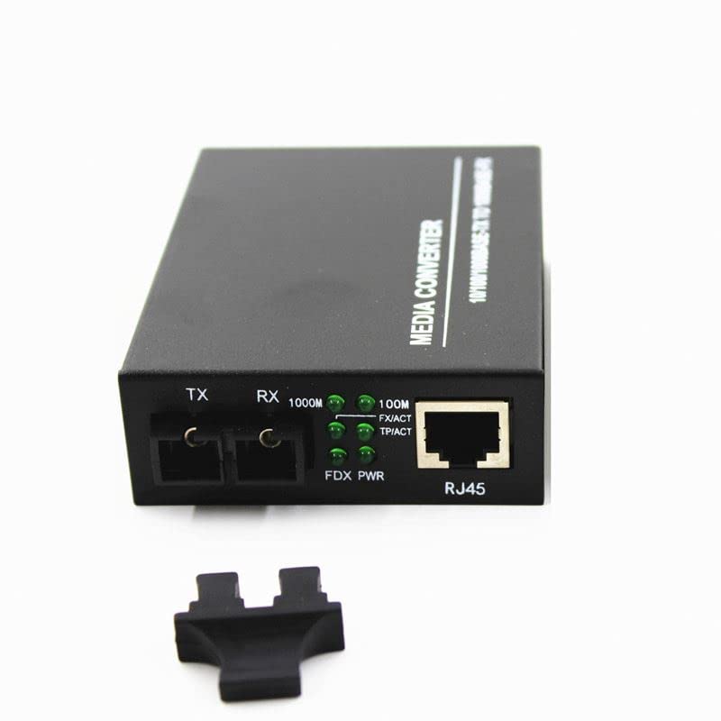 Hanutech Fast Ethernet To Fiber Media Converter 10/100/1000Mbps, Single Mode Dual Fiber Ethernet To Fiber Gigabit Media Converter SMSF Up to 20KM (B09S9TV9DQ) Amazon Price History, Amazon Price Tracker
