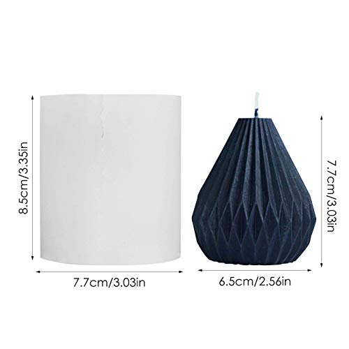 Cassiela Silikon Kerzenformen Birnenförmige Kerzen DIY Form Gießform Handgefertigte Silikonform für Handarbeit… – Bild 5