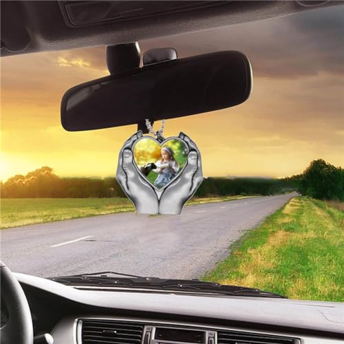 Unique Heart Shaped Car Interior Accessory Customizable Heart Shaped Car Charm Unique Auto Pendant for Car Hangings4