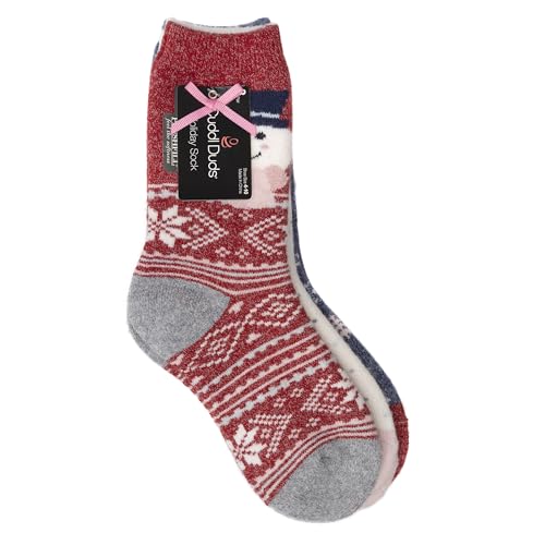 Image of Cuddl Duds Ladies Super Soft Warm Comfortable Multipack Gift Lounge Socks