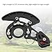 Alomejor Chain,Aluminium Alloy CG12 Direct Single Disc Direct Mount Chainring Chain Protector for Bikes Black