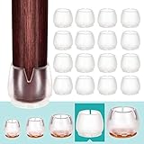 MelonBoat B-RD027 Chair Leg Floor Protectors, Non-Slip Chair Caps Floor Furniture, 16 Pack, Fit Round 1 to 1-3/16 inches (2.55-3.0cm)