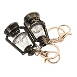 Porte-clés à breloque lampe à pétrole - apparence adorable, exquise et , unique et élégante, qui peut attirer le regard des gens, porte-clés pendentif lampe à pétrole