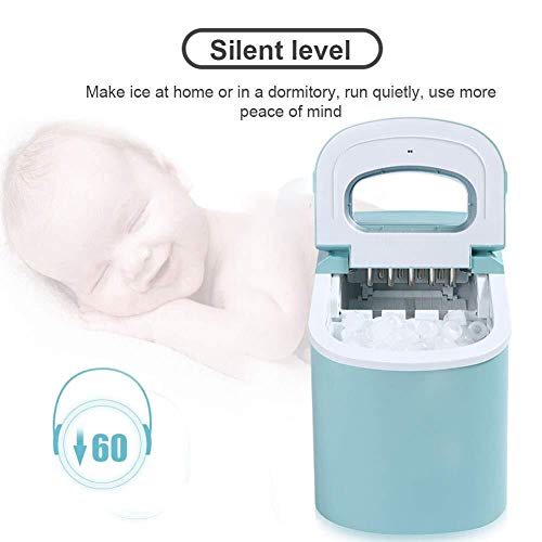 Máquina para hacer cubitos de hielo portátil 12Kg en 24h miniatura 4