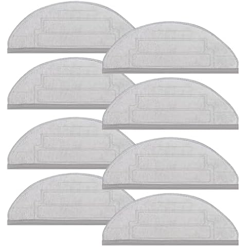 8 Pack Mop Cloths Compatible with Roborock S8 Pro Ultra Robot Vacuum Cleaner, with Dual Sonic Vibrations Modules, Mop Pad Replacement Accessories Cover