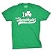 I Clover Shenanigans T-Shirt Funny St Patricks Day Shirt M
