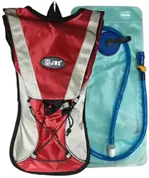 Mochila de Hidratação para Ciclismo, Caminhada, Corridas, Trecking, Trilhas, com Refil de Água 2L, Porta Documentos, 48x23cm, Alças Ajustáveis