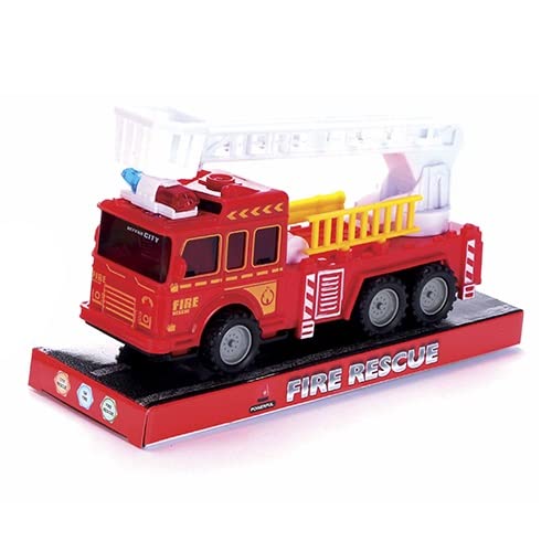 Caminhão Frota Resgate Fricção, Pica Pau Brinquedos