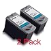 2 Pack Canon Pg-40 Pg40 Black Remanufactured Compatible Inkjet Cartridge for Canon Pixma Ip1200 Ip1300 Ip1600 Ip1700 Ip1800 Ip2200 Mp150 Mp160 Mp170 Mp180 Mp450 Mp460 Mp470 Mx300 Mx310