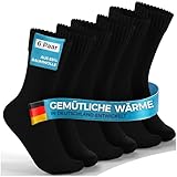 MEDOLY THERMO Socken (6 Paar) Wintersocken Damen & Herren mit Vollfrottee für gemütliche Wärme
