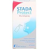 STADA Protect Mundspray - Spray zur Pflege der Schleimhäute in der Mundhöhle - unterstützt die Mundhygiene - mit Menthol-Geschmack - 1 x 20 ml