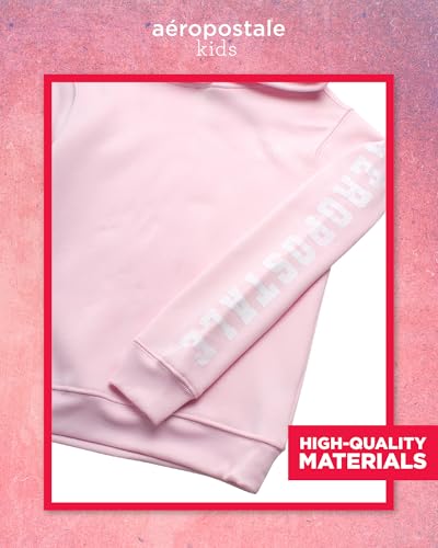 Image of AEROPOSTALE Girls Joggers Set - 3 Piece Puffer Vest, Pullover Hoodie and Cargo Jogger Sweatpants for Girls (Sizes: 4-16)