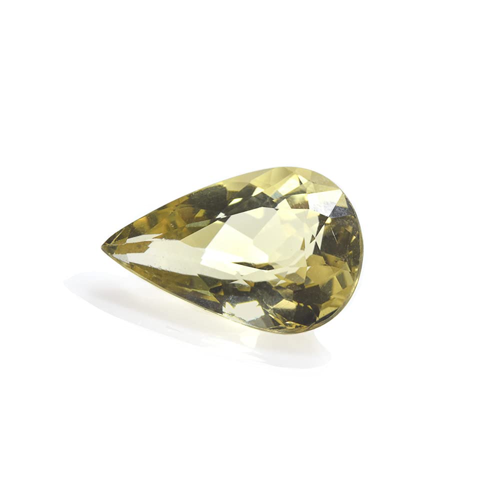 (premium stone gallery) ヘリオドール（ペアシェイプ）1粒 約2.2ct #T2085 Amazon | [premium stone gallery] ヘリオドール（ペアシェイプ）1粒