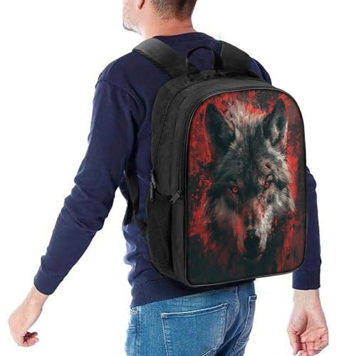 Sac à dos pour enfants Grey Wolves 3D garçon maternelle primaire - 5