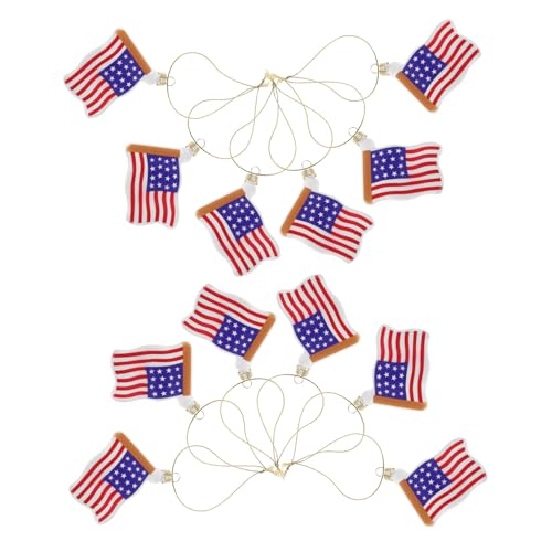 Pendentifs drapeau américain HANABASS pour éviter les décorations jetables fragiles - 4