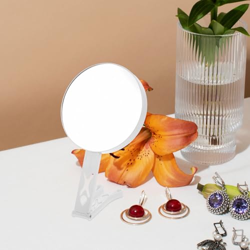 Miroir de maquillage nomade double face grossissant pliable en ABS léger - 5