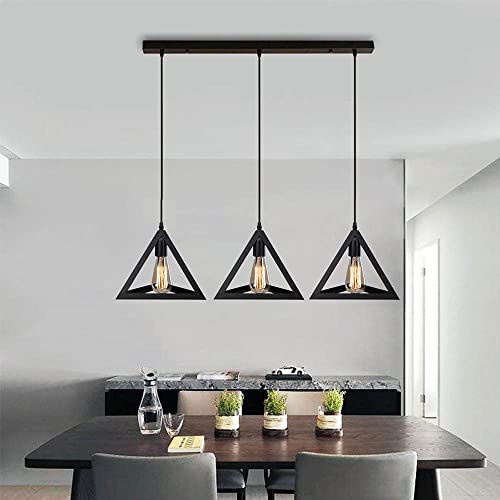 Suspension éclairage vintage pour illuminer une table de salle à manger