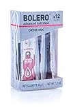 Palitos de bolero - 12 x 3 g - suficiente para x 0,5 litros de bebida sin azúcar ni dióxido de carbono - sin aspartamo - endulzados con Stevia (Fresa)