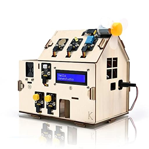 KEYESTUDIO ESP32 Smart Home IoT Stem Kit Compatible con Arduino IDE, con Placa ESP32, Python C, Proyecto Musical | Ya disponible en tu tienda friki favorita! En mundofriki.es! KEYESTUDIO ESP32 Smart Home IoT Stem Kit Compatible con Arduino IDE, con Placa ESP32, Python C, Proyecto Musical | Ya disponible en tu tienda friki favorita! En mundofriki.es!