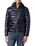 cuciture roll Blauer Giubbini Corti Imbottito Piuma Giacchetto, 888 Blu, M Uomo