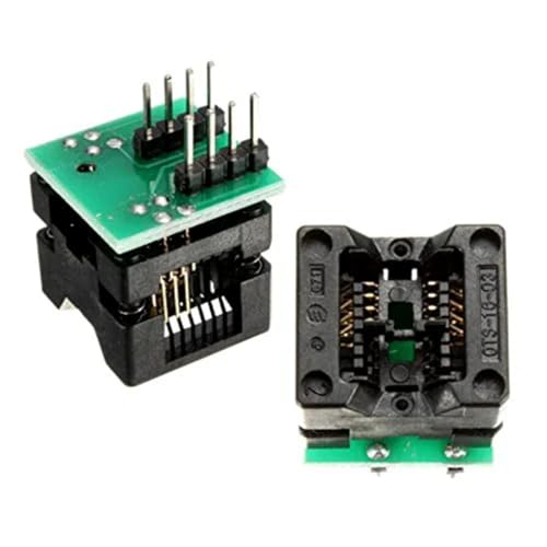 Image of SOIC8 to DIP8 Programmer Adapter Socket, 150mil IC Test Socket Converter Module