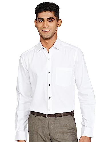 Arrow Men's Structured Full Sleeve Slim Fit Cutaway Collar Cotton Formal Shirt
