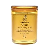 DW Home Large 2 Wick Pineapple Vanilla Scented Candle
