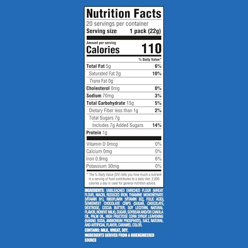 Image of CHIPS AHOY! Original Chocolate Chip Cookies, 20 Snack Packs (2 cookies per pack)