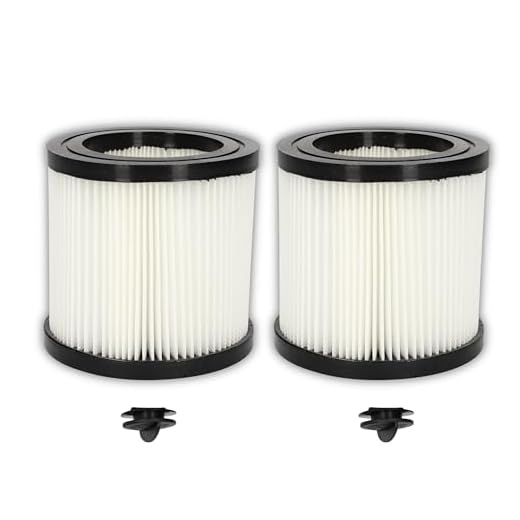 2 x filter kompatibelt med Kärcher dammsugare WD3 Premium, WD2, WD 3 P, MV2, MV 3, A2054, …, alternativ till original 6.414-552.0, 6.414-772.0, 6.414-547.0