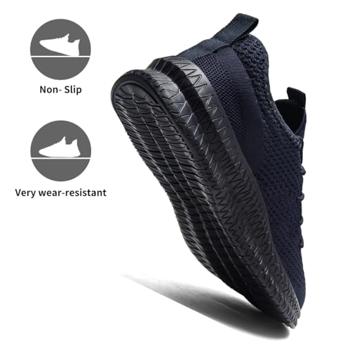 Image of Men's Walking Running Shoes Slip On Sneakers Non Slip Athletic Sports Tennis Fitness Casual Workout Gym Shoes Lightweight Trainers Fashion Soft Comfortable Shoe
