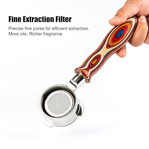 Precision 54mm Bottomless Coffee Portafilter for Espresso Machines - Image 4