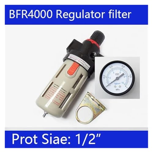 Unité de traitement de source pneumatique 1/2 BFR4000 avec manomètre double