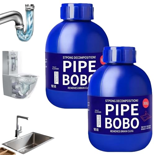 Pipe Bobo Cleaner, Pipe Bobo Drain Unblocker, Puissant Nettoyant for évier Et Canalisations, Agent De Dragage De Tuyaux Puissant, Déboucheur Professionnel for L'extérieur, Cuisine