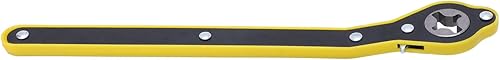Miniatura 9 de Llave de trinquete para ahorro de mano de obra, ABS antideslizante de mango largo, llave de trinquete ajustable para reparación de neumáticos de