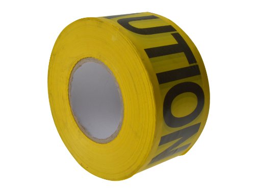 C.H. Hanson 16000 Yellow Caution Barricade Tape, 2 mil, 1000 ft, YELLOW/BLACK, Caution Yellow 305m (1000ft) - Thumbnail 3
