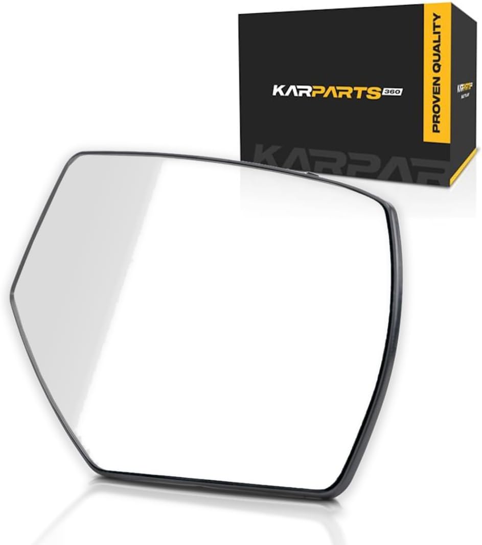 For Chevy Silverado 1500 2014-2019 Mirror Glass Passenger Side | Heated | w/Backing Plate | Convex Glass Type | Replacement For 22919746 | GM1325145