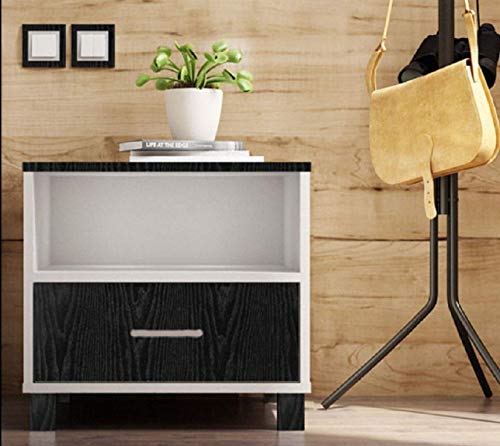 Practicalws Black Wood Wallpaper 11.8In X78.7In Peel And Stick Wood Wallpaper Self Adhesive Shelf Liner Covering For Kitchen Countertop Cabinets Drawer Furniture Wall Door Vinyl Pvc #TOP5