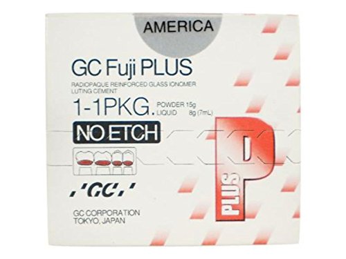 Gc America 431101 Fuji Plus Resin Modified Glass Ionomer Luting Cement No Etch Package, Includes 1 X 15 G Powder, 1 X 7 Ml Liquid And Accessories #TOP9