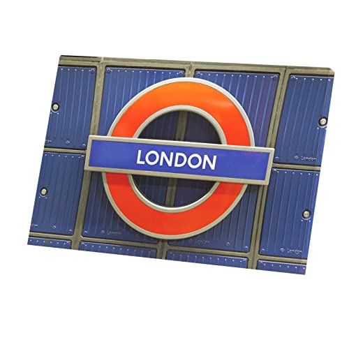 Panneau métro London tableau décoratif Angleterre 60x40