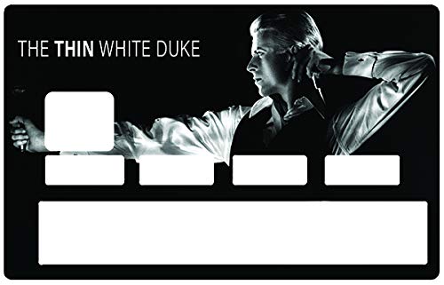 Sticker pour carte bancaire, Tribute to DAVID BOWIE, The Thin white duke, edition limitée 100 ex - Différenciez et décorez votre carte bancaire suivant vos envies!! Cover