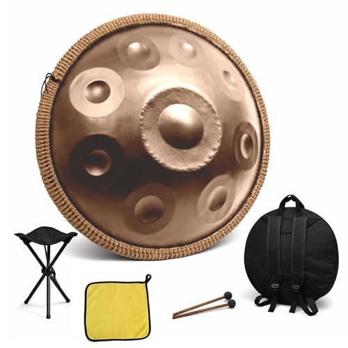 Handpan Drum 440Hz 9 Notas Gold miniatura 1